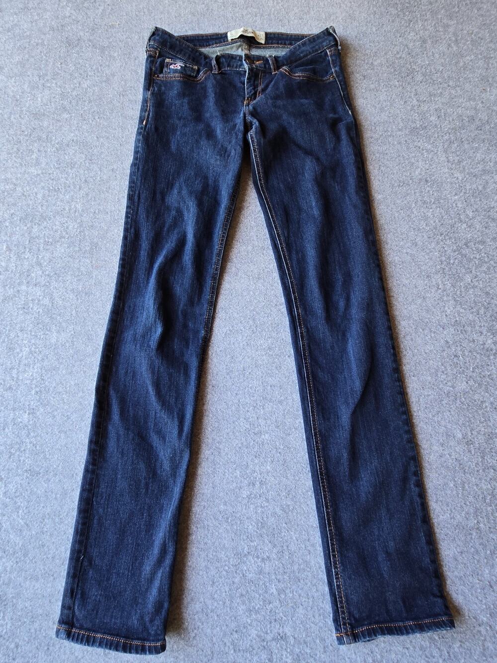 Hollister Super Skinny Women's Jeans 5L W28 L31.5 Dark Wash Low Rise